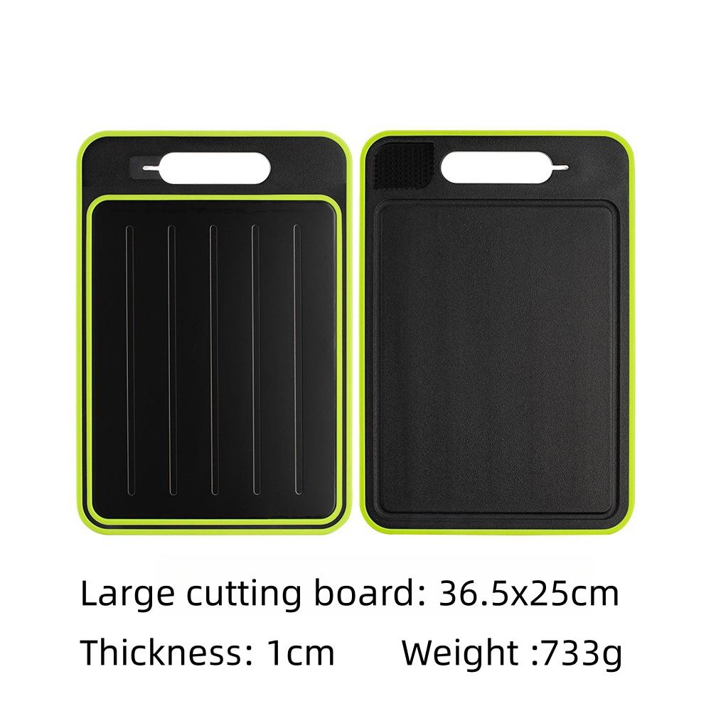 Разделочная доска для размораживания кухни Функция размораживания Разделочная доска для размораживания Кухонные инструменты для измельчения чеснока Точилка для ножей