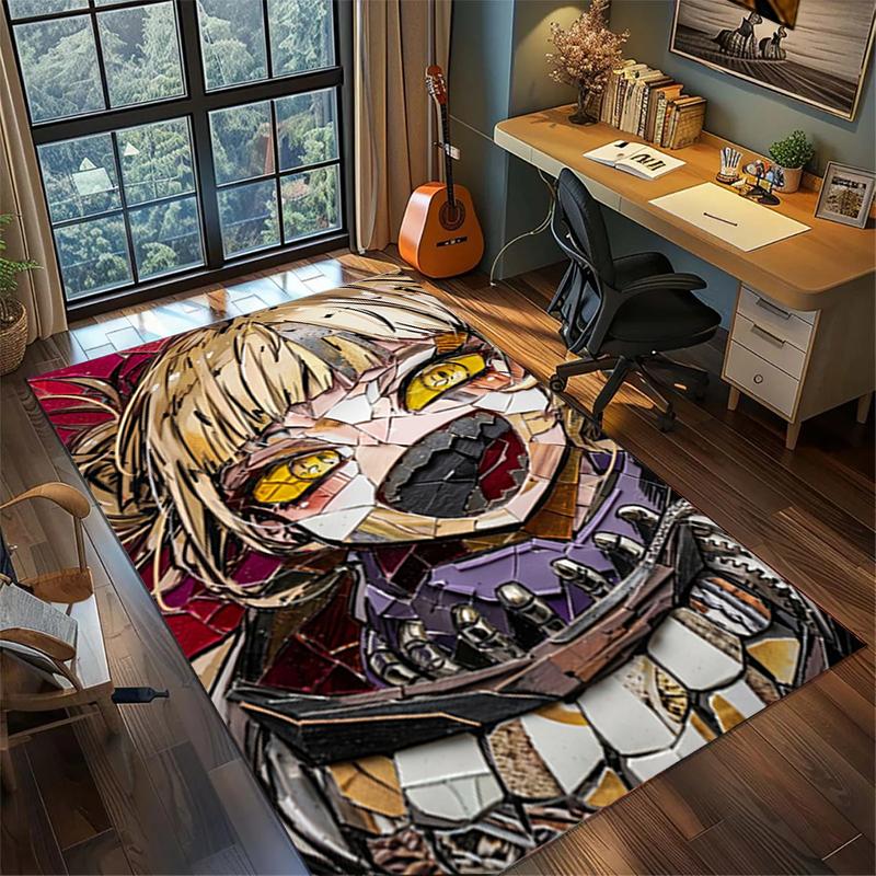 My Hero Academia Area Rug Non Slip Washable Large Carpet for Gamer Room Bedroom Decor