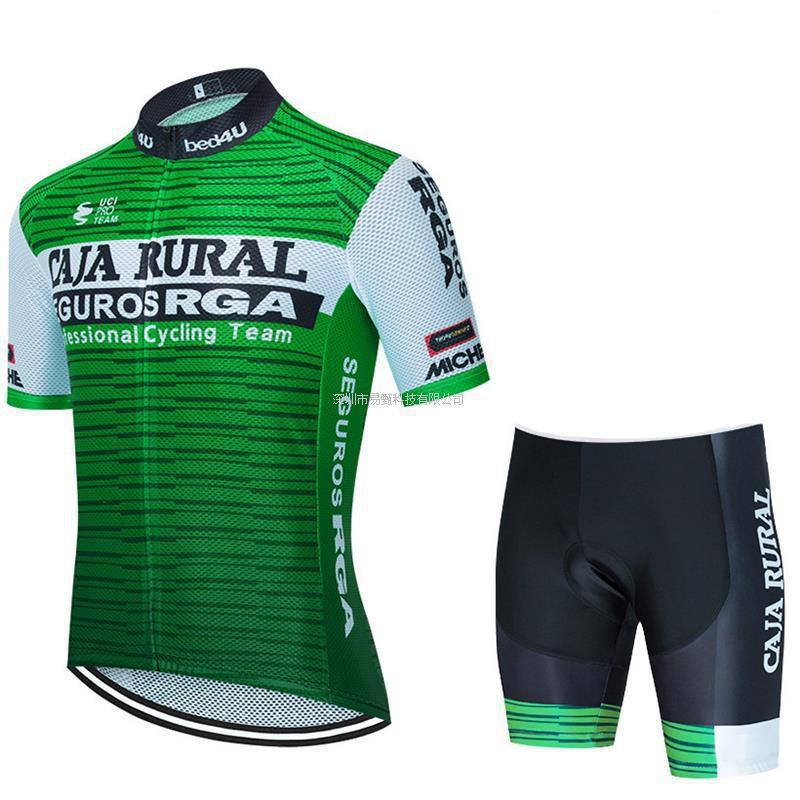 Men Women Cycling Jersey Set Short Sleeve Quick Dry Breathable Performance Kit Fall Ride