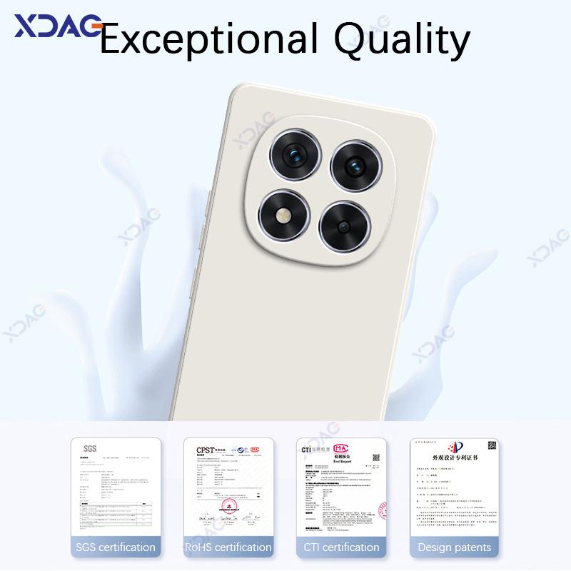 Роскошные двухслойные чехлы для Redmi Note 14 Pro 5G с полной защитой от ударов, задняя крышка RedmiNote14Pro Square Liquid Silicone Coque Shield