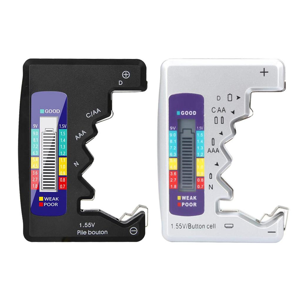 Цифровой тестер аккумуляторов с ЖК-дисплеем AA/AAA/9V/1.5V, детектор проверки емкости таблеточных аккумуляторов, детектор Power Bank