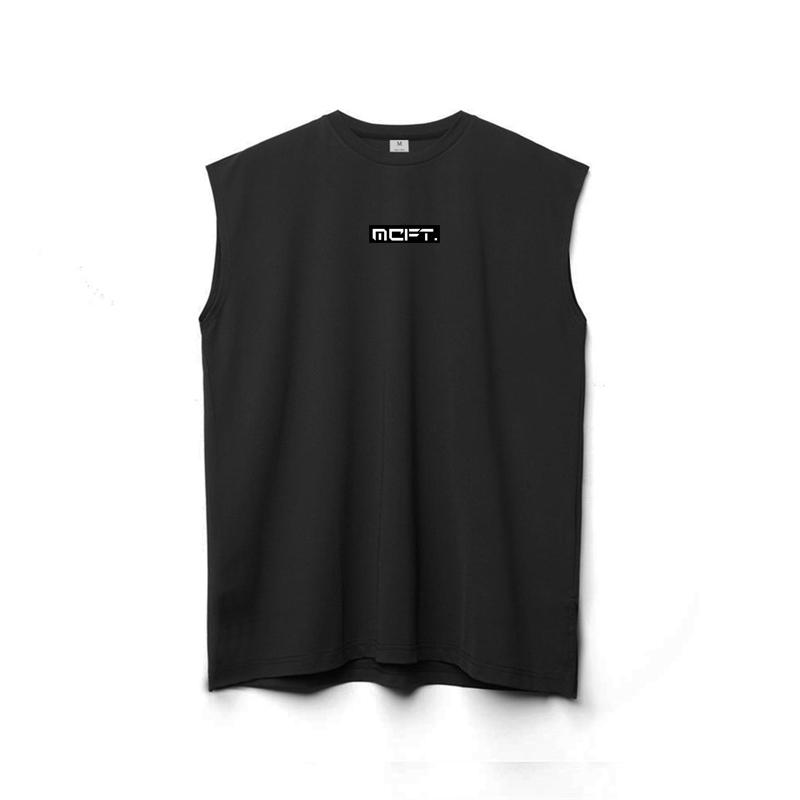 Muscleguys Sports T-shirt Breathable Running Training Fitness Vest Men's Casual Outerwear