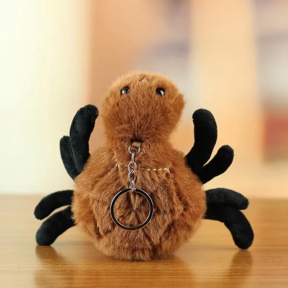 PP Cotton Keychain Pendant Cartoon Stuffed Doll Toy Simulation Insect Pendant  Bag Decor Gift