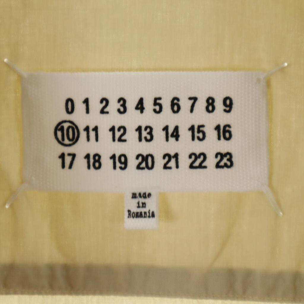 Maison Margiela 16SS Сделано в Румынии Хлопковая рубашка с длинным рукавом 48 бежевая Мужская Б/у