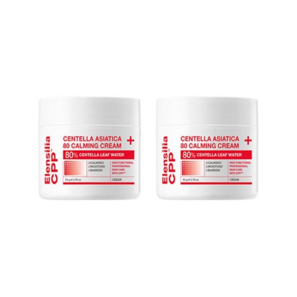 Elensilia CPP Centella Asiatica 80 успокаивающий крем 50 г*2 шт/4 шт