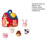 Baby Plush Farmhouse Toy Set with Stuffed Farm Animals Toddlers Boys