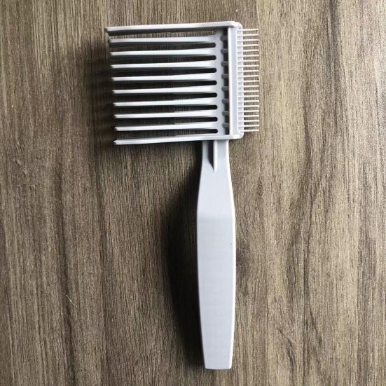 2Pcs Barber Fade Comb Anti-static Men Curved Blending Flat Top Hair Clipper Guide Haircut Comb Home Salon Professional Hairdresser Styling Comb