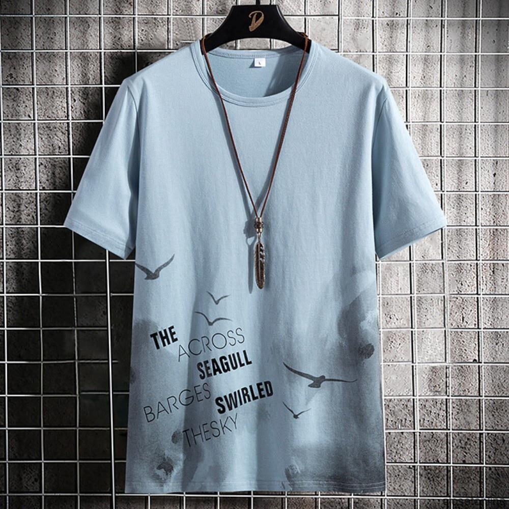 Мужская футболка с коротким рукавом и v-образным вырезом Fashion Personality