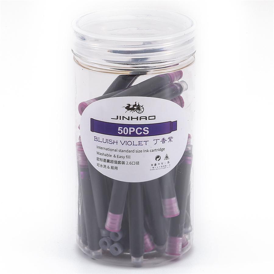 50pcs набор чернил для картриджа Jinhao для пополнения школы A6612