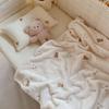 Infant Coral Fleece Blanket: Milk Velvet Cover for Newborns, Ideal for Spring, Autumn, Winter, Suitable for Kindergarten.