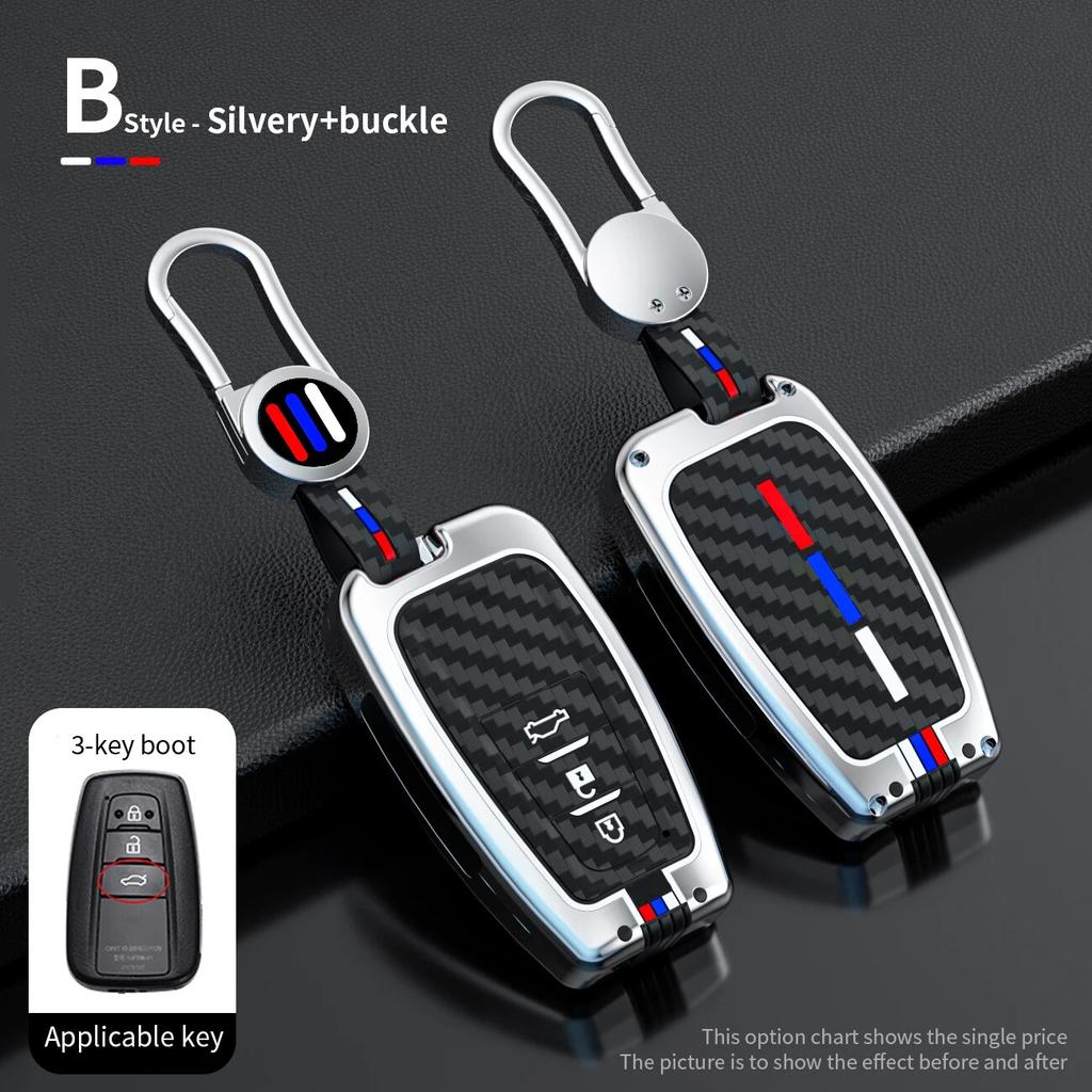 Для Toyota Prius Camry Corolla C-HR CHR RAV4 Prado Izoa Levin Avalon 2018 2019 2020 чехол для автомобильного ключа защитный чехол для ключей