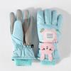 Windproof Children Ski Gloves Waterproof Kids Cycling Gloves Long-sleeved Mittens  Kids Boys Girls