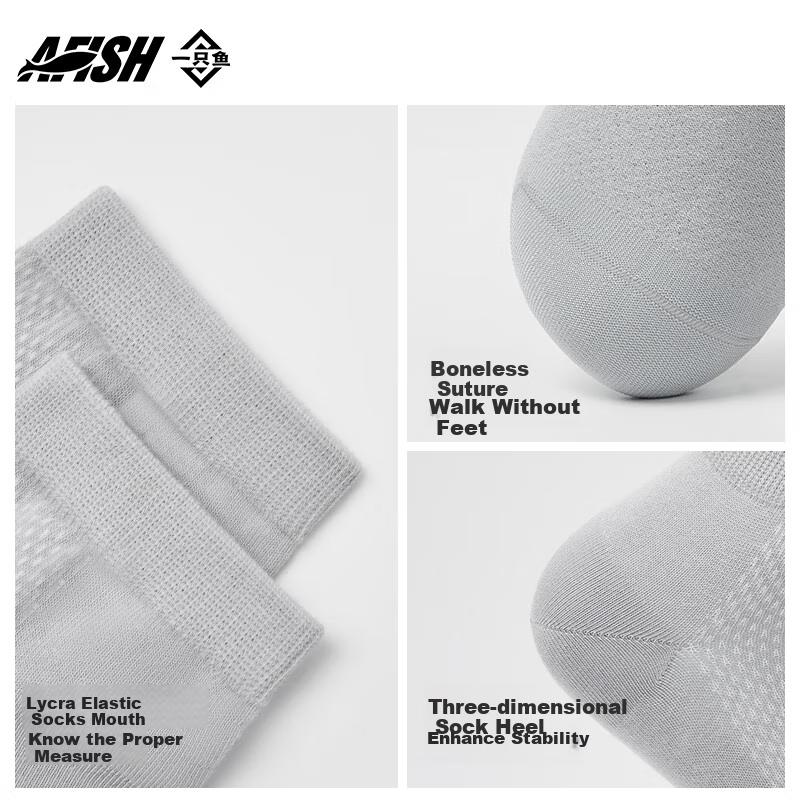 And Socks for Men, Short Socks, 10A Grade And Odor-Resistant, 100% Pure Cotton Sole, Sports Casual, Sweat-Absorbing And Breathable