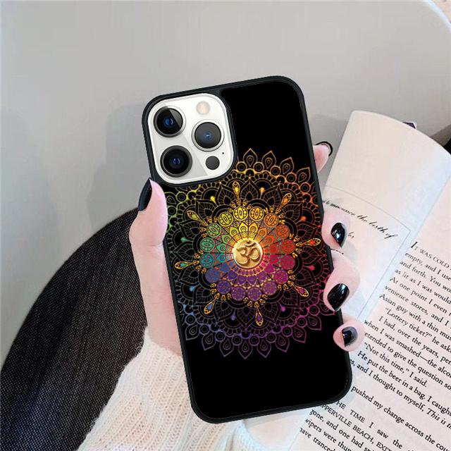 OM Yoga GOA Дзен Символ Ракушка Чехол Для iPhone 17 Air 15 16 14 13 12 Pro Max 11 Pro Max Plus Чехол для Телефона