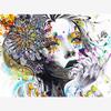 5D DIY Полный круглый Алмазная картина Абстрактная женщина Алмазная вышивка Украшение дома