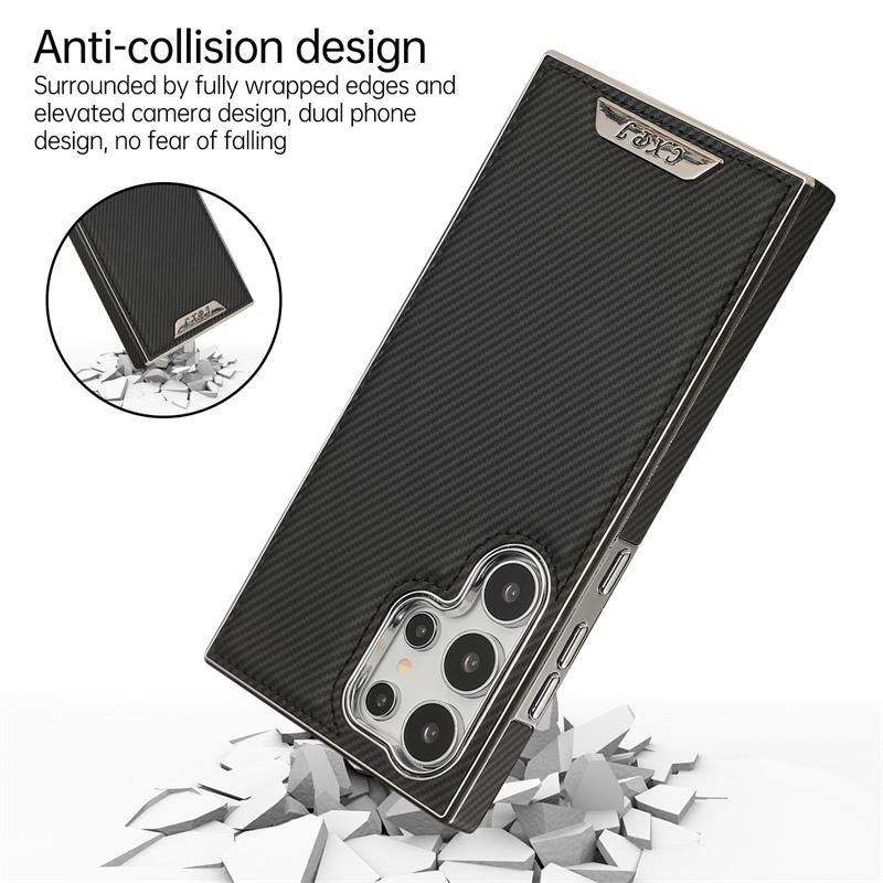 Роскошный магнитный чехол из углеродного волокна Magsafe для Samsung Galaxy S24 S22 Ultra S23 Plus S24Ultra S23Ultra Macsafe задняя крышка