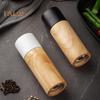 Spice Grinder Smooth Easily Grind Rustic High Quality Wooden Manual Spices Mill Ceramic Grinder for Restaurant