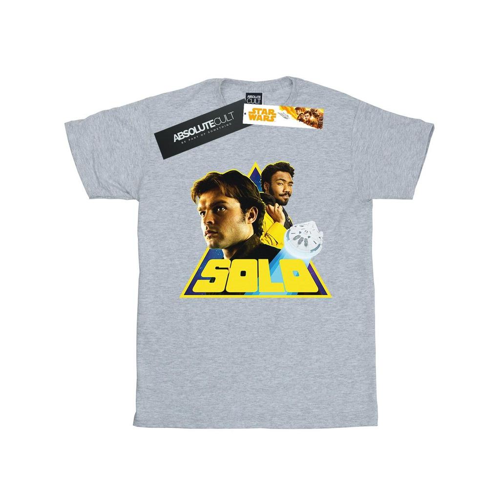 Star Wars Mens Solo Retro Triangle T-Shirt
