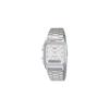 Casio Classic AQ-230A-7D Аналогово-цифровые часы Серебристый ремешок из нержавеющей стали