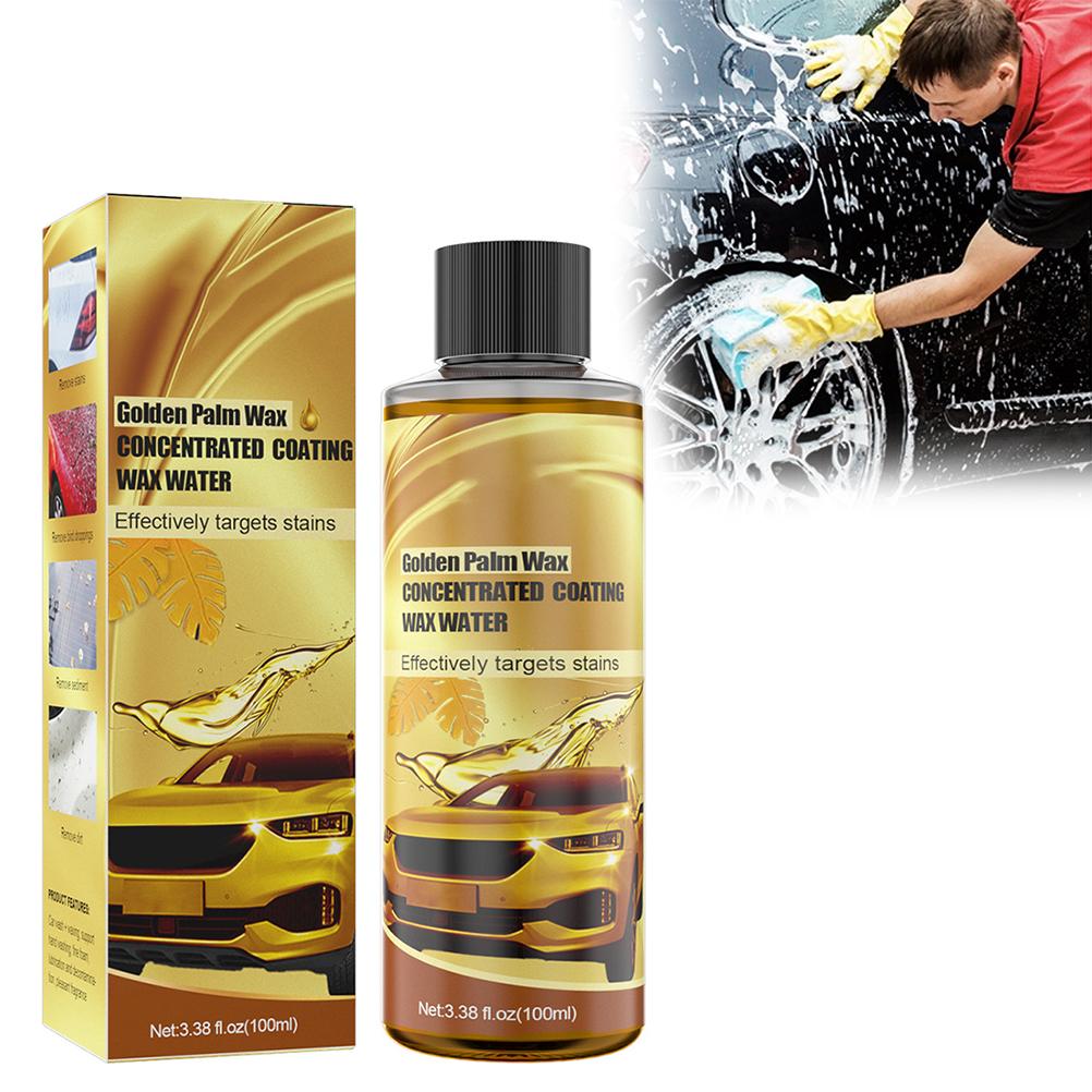 Carnauba Car Wash Wax and Polish Multipurpose Car Foam Cleaner for Car Wash and Waxing Car Golden