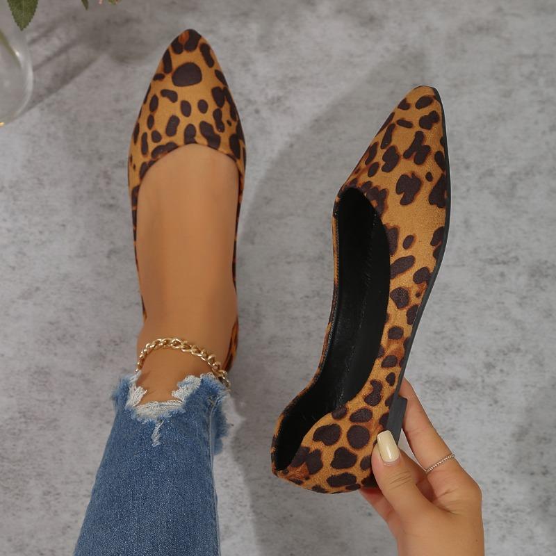 Fashion Ballet Flats For Womens Comfortable Soft Slip On Flat Pointed Shoes Women's Casual Low Heel Barefoot Elegant Sneakers 36-43