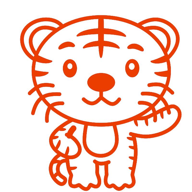 Zodiac Animal Stamps: Ox, Rat, Rabbit, Dragon, Pig, Tiger, Snake, Horse - Cartoon Stamps for Kids