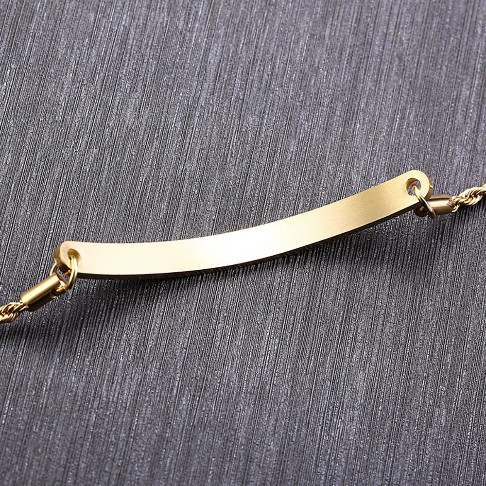 Personalized Gift Name Identity Bracelet Braided Bracelet for Men Women Always Believe Yourself Graduation Custom Gift