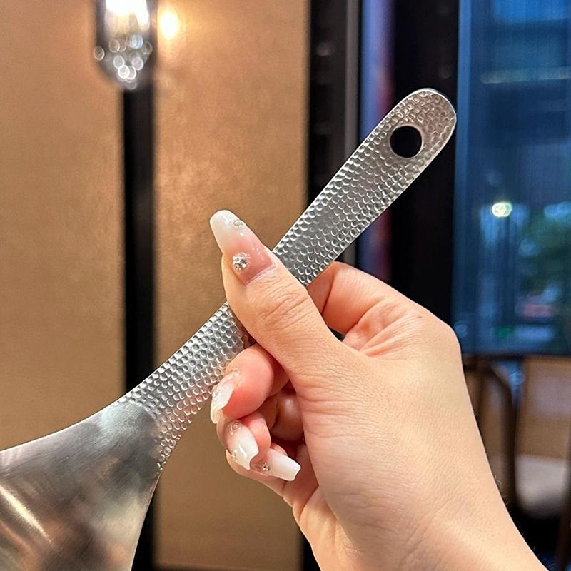 Нержавеющая сталь Обеденная ложка Ручка-молоток Ложка для риса Большая ложка Бытовая ложка Большая суповая ложка Буфет Сервировочная посуда