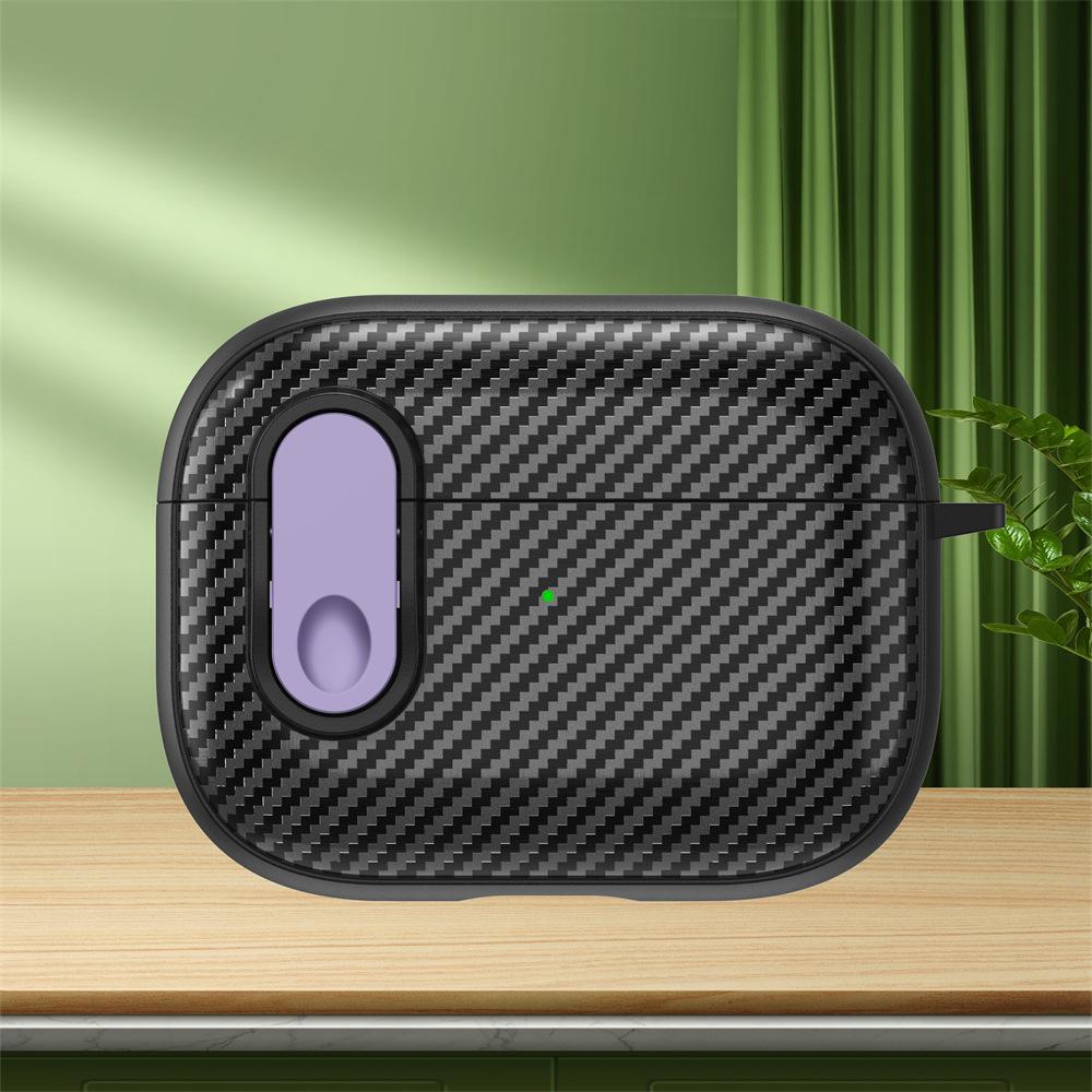 Замок из углеродного волокна для защитного чехла AirPods pro1 1-го поколения 1-го поколения apple bluetooth гарнитуры простой