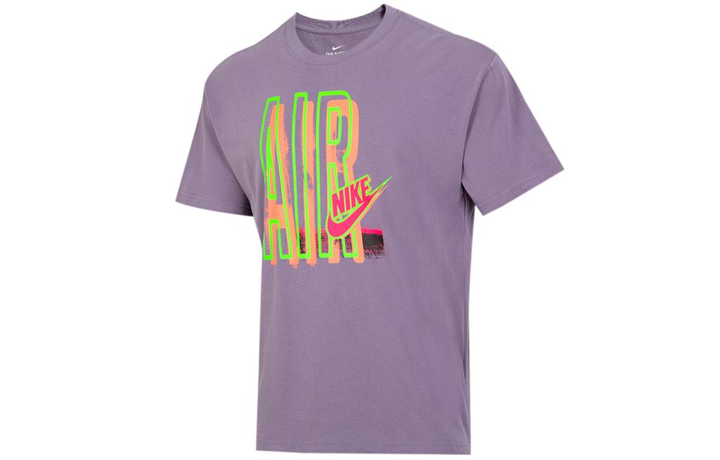 Nike Drop Shoulder Sleeve T Shirt Men's Purple DD1406-588