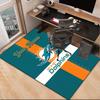 Custom NameDolphins Team Carpet, Indoor Rug, Chair Rug, Living Rooms, Doormat Made From Polyester Home Decor Birthday Christmas Gifts