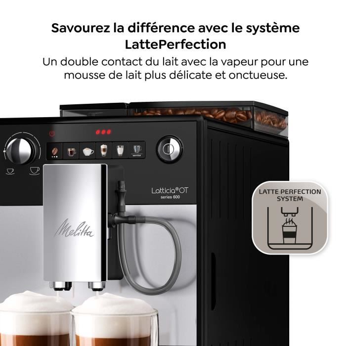 Machine À Café Automatique - MELITTA - Latticia® OT F300-101 - Argent