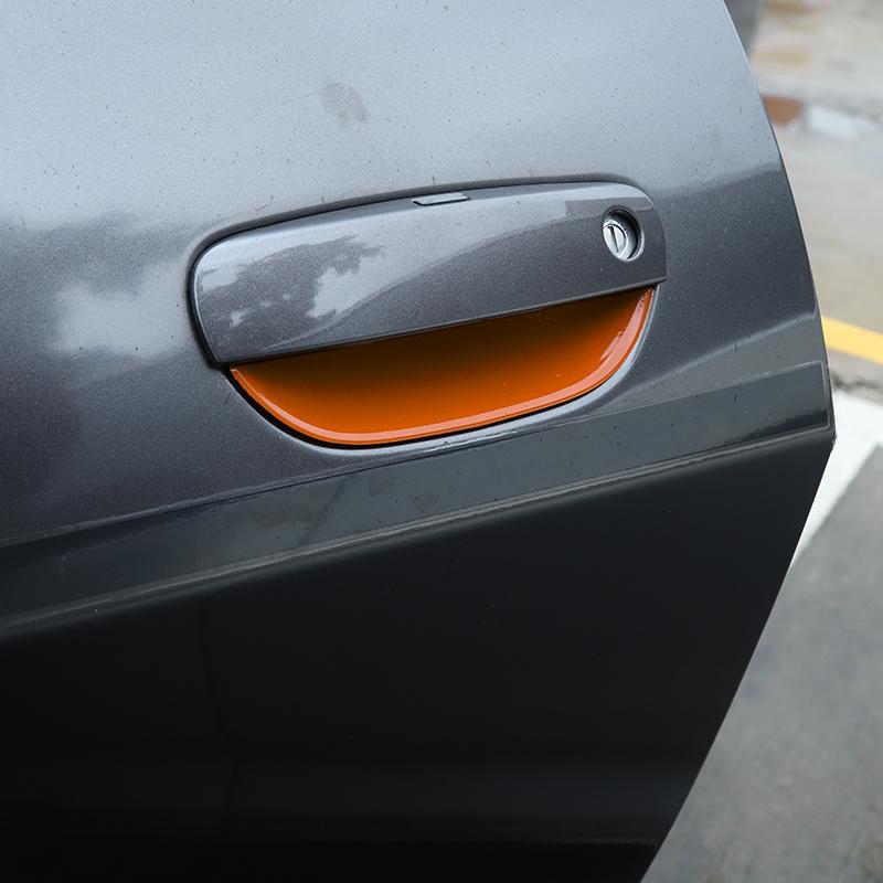 Ca ABS внешняя дверная ручка чаша орнамент крышка декоративная наклейка подходит для Dodge Challenger 2015 Up внешние аксессуары