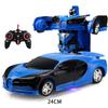1:18 Remote Control Transforming Car Induction Transforming Robot Rc Car Children Racing Car Model
