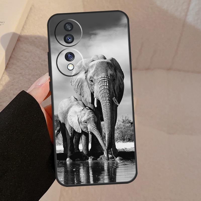 Слон Ребенок Природа Для Honor Magic 7 6 5 Lite V5 Чехол Для Honor 400 Pro 200 50 70 90 X8a X8b X9a X9b X9c Обложка