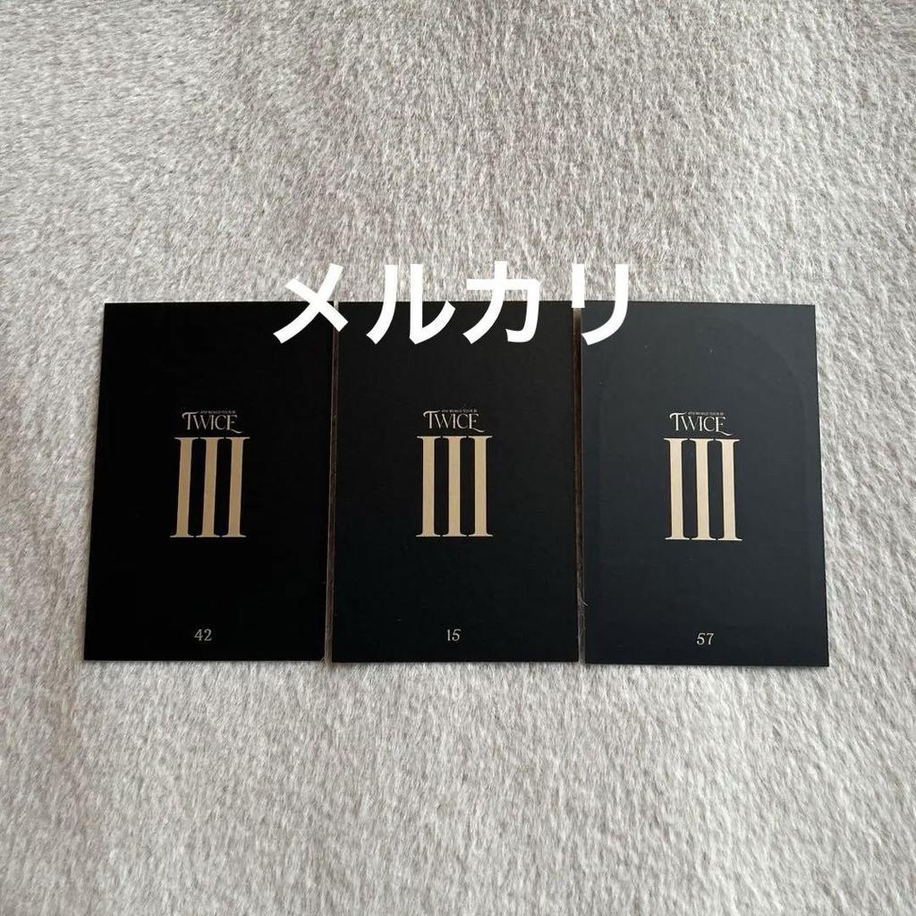 [USED] TWICE 4TH WORLD TOUR III World Tour Trading Card Mina