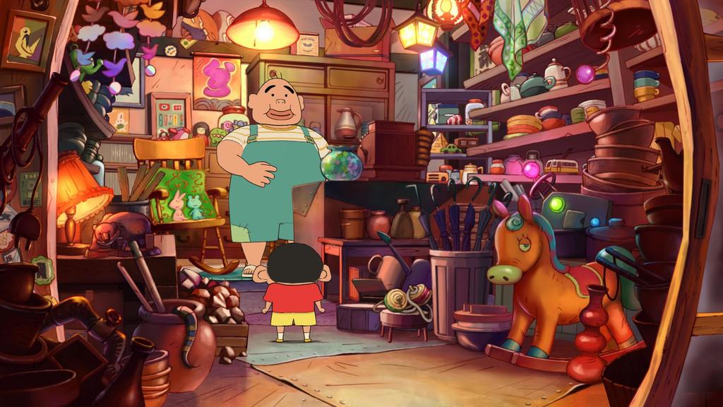 Мелок Угольной Редакции Switch Shin-chan 'Город Сиро' Коллекционное -