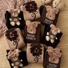 3 Pairs Cute Bear Socks Autumn Winter Crew Socks