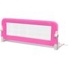 VidaXL Barrière de lit pour enfants 102x42 cm Rose 10101