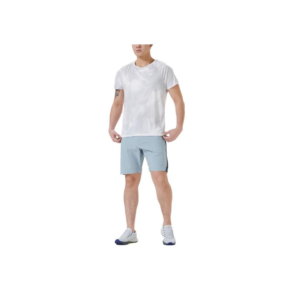 Under Armour Футболка с коротким рукавом и круглым вырезом Iso-Chill Series Tie-Dye Print, мужские топы, белая 1377882-100