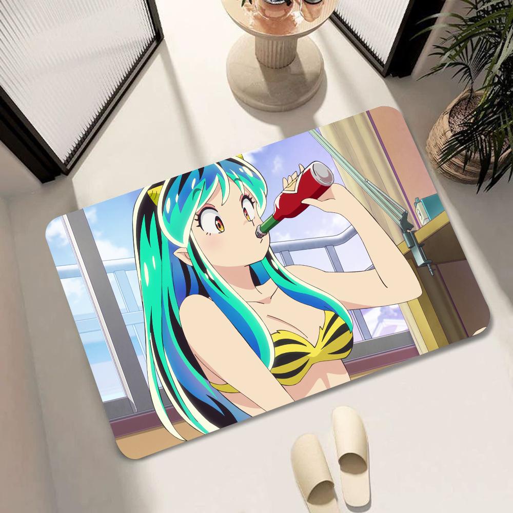 1 шт. U-Urusei Y-Yatsura Впитывающие коврики для ванной, Противоскользящие коврики, Товары для домашнего декора, Ковры, Коврики для пола для дома, кухни