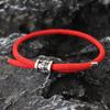 Простая мода из нержавеющей стали, регулируемая ручная веревка, ювелирные изделия серебряного цвета для мужчин и женщин, ювелирные изделия для рук, подарок, вечерние украшения