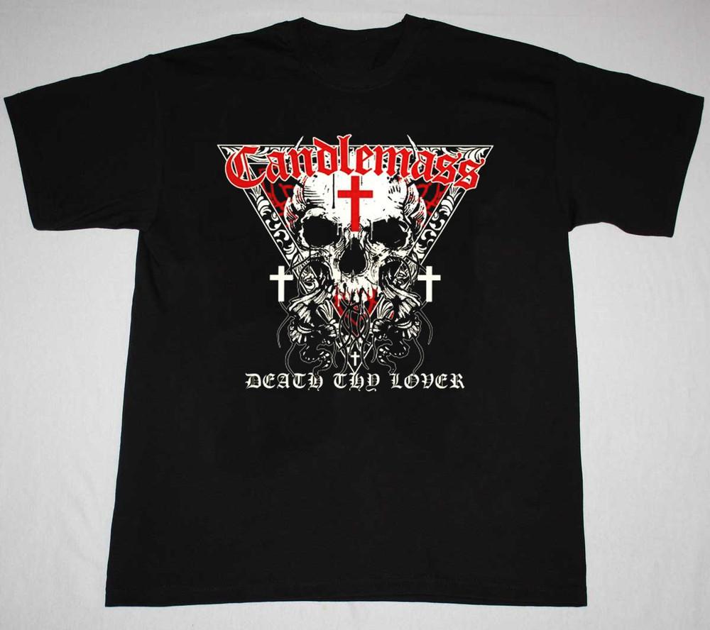 Винтажная футболка Candlemass The Pendulum для мужчин и женщин, черная, все размеры, TT025