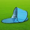 Silver Coated Small Folding Tent Instant Pop-up Mini Beach Headrest Sun Awning Sun Shelter  Camping