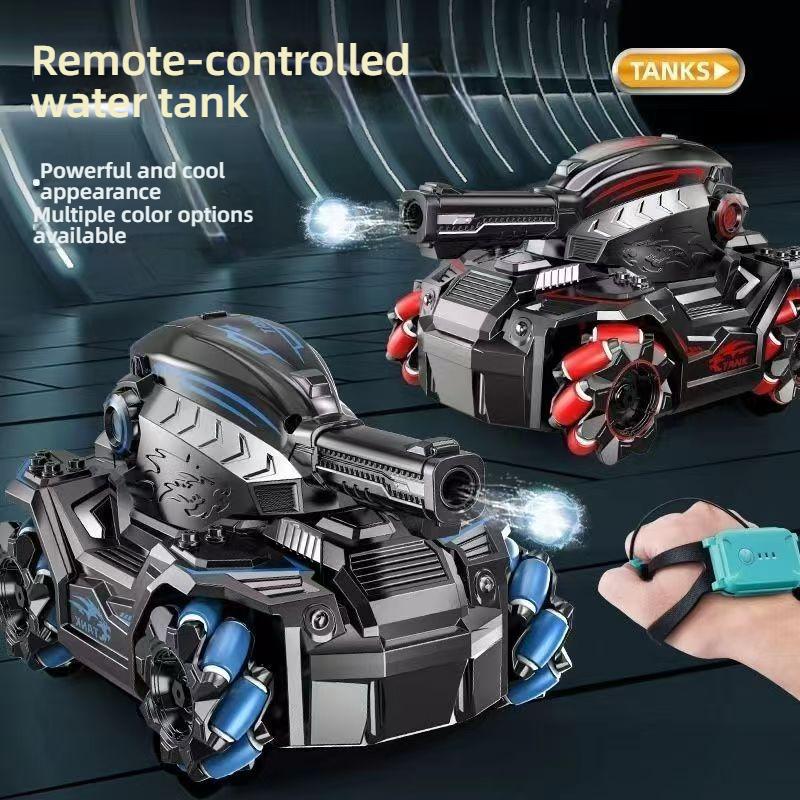 Children's Gesture Sensing Stunt Remote Control Car, Water Bomb Launching, Drifting Four-wheel Drive Mecha, Water Bomb Remote Control Tank Car