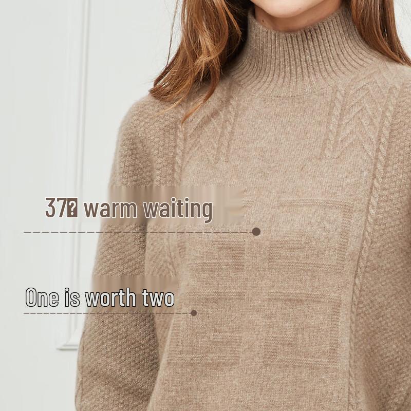 Hengyuanxiang Women's Cashmere Pullover Sweater