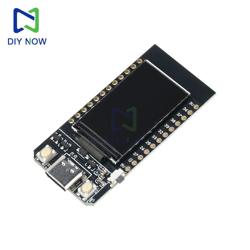 ESP T-Display ESP32 Development Board WiFi Bluetooth 1.14 Inch IPS LCD Wireless Controller Module CP2104 4MB For Arduino Type-C