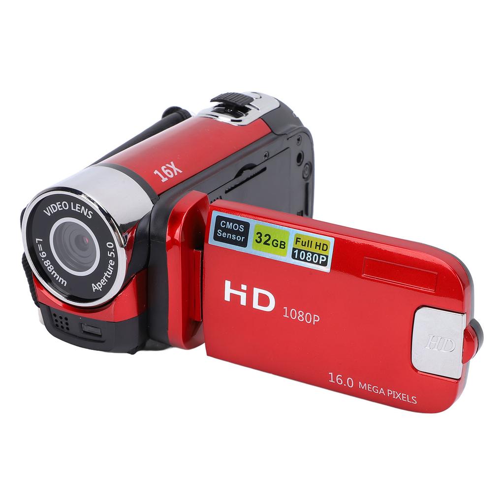 Video Camera Camcorder 16MP 1080P HD 16X Digital Zoom 2.4 Inch Rotation Screen Digital Video Recorde