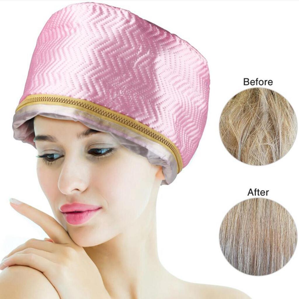 SPA Hair Thermal Treatment Heating Cap Dryers Care Steamer Hat
