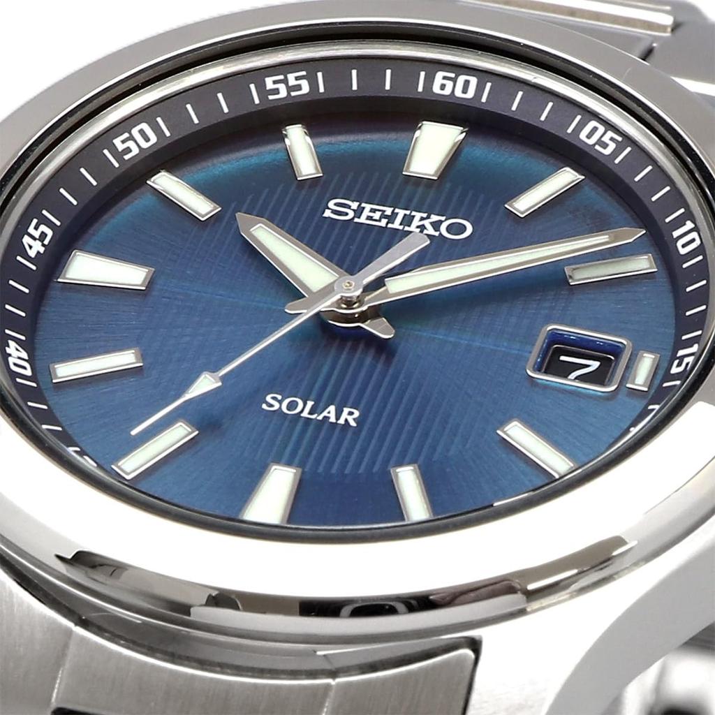 Seiko Solar Quartz Watch SBPN071, Silver/Blue, Men's [Official Japanese Product]